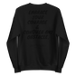 FEARLESS Sweatshirt All Black