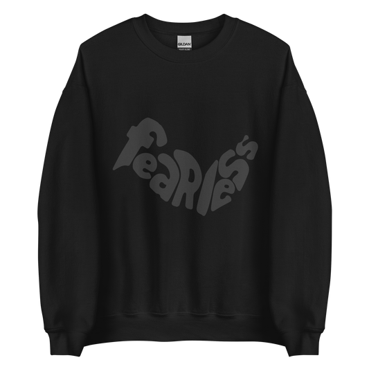 FEARLESS Sweatshirt All Black